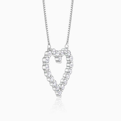 Silver Heart's Affection Necklace
