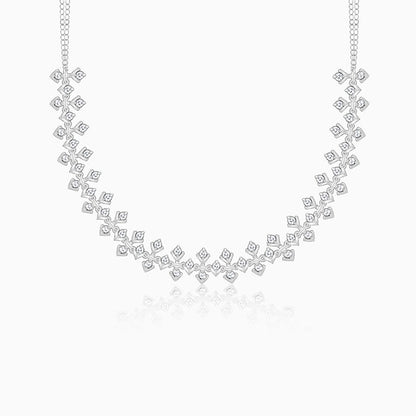 Silver Strings of Shine Necklace