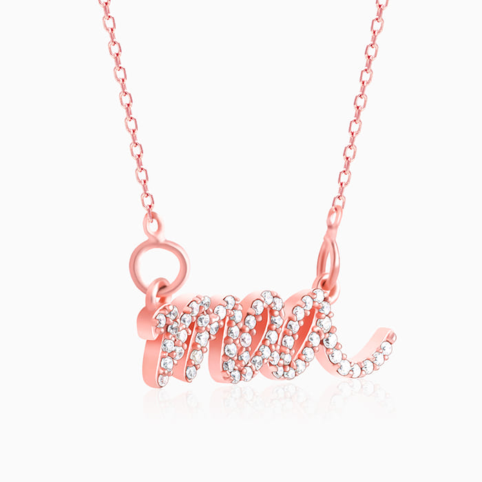 Rose Gold Maa Necklace