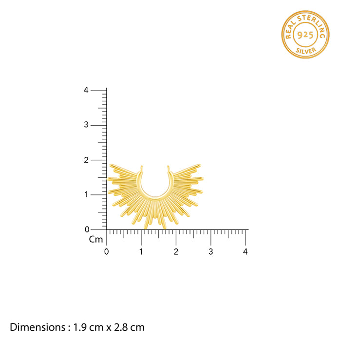 Anushka Sharma Golden Radiant Sunrise Necklace