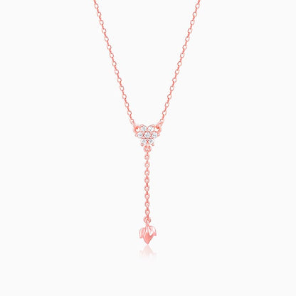 Rose Gold Swish of Shine Necklace