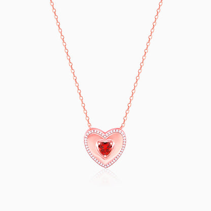 Rose Gold Custom I Love You Necklace