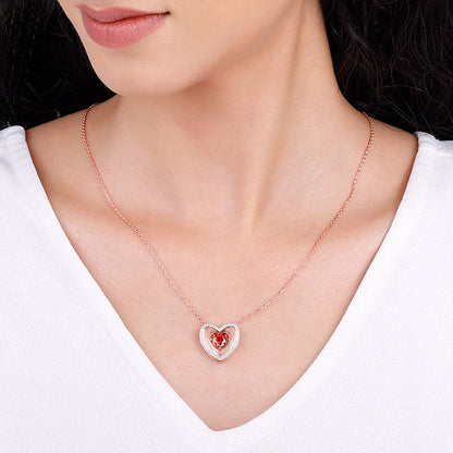 Rose Gold Custom I Love You Necklace