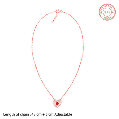Rose Gold Custom I Love You Necklace