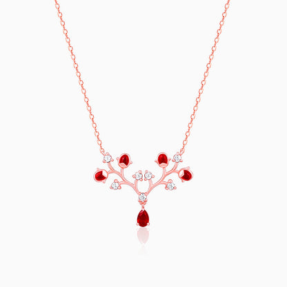 Rose Gold Love Garden Necklace