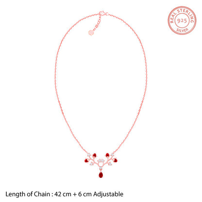 Rose Gold Love Garden Necklace