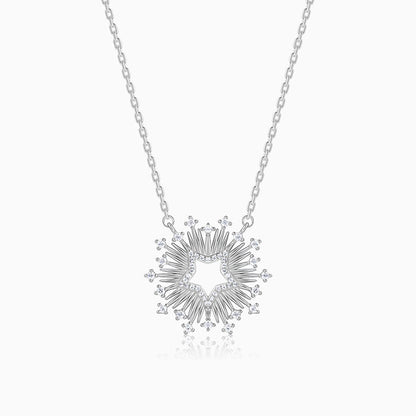 Silver Starshine Necklace