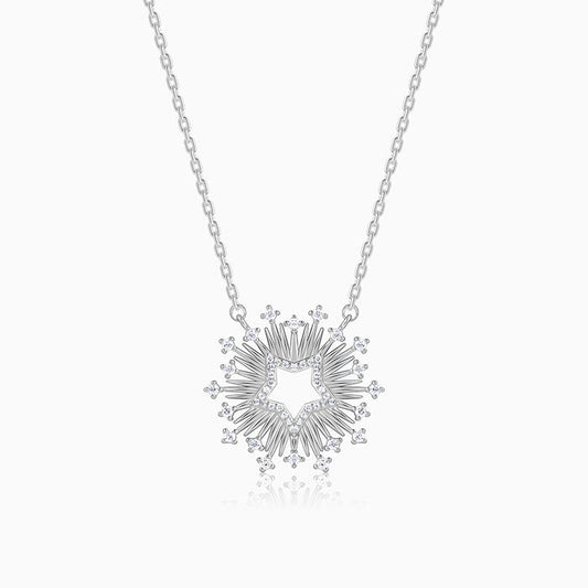 Silver Starshine Necklace