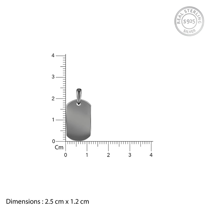 Black Rhodium Aegis Amulet Pendant with Box Chain For Him