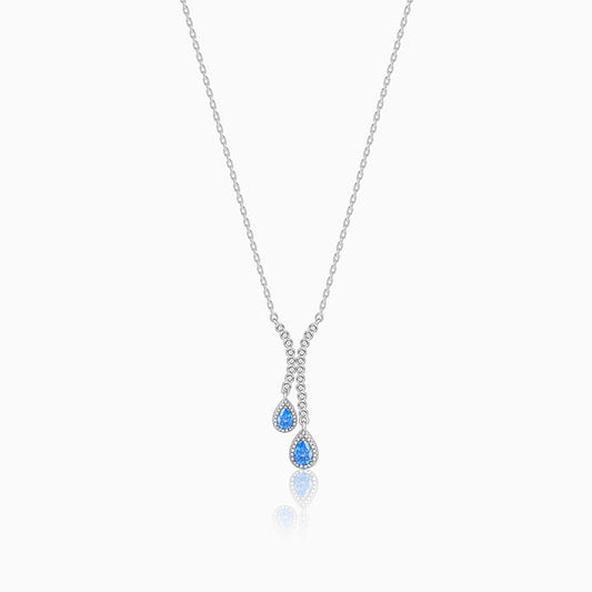 Silver Oceanic Sparkle Necklace