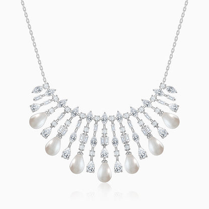 Silver Glamour Glow Necklace