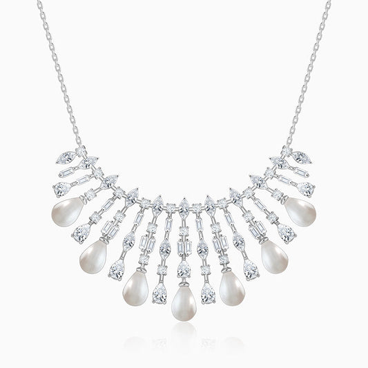 Silver Glamour Glow Necklace
