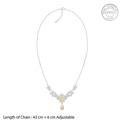 Silver The Fleur Necklace