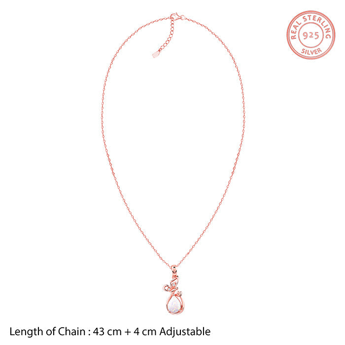 Rose Gold Starlight Spark Necklace