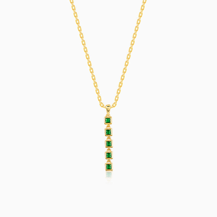 Golden Verdant Elegance Necklace