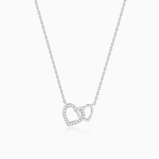 Silver Pretty Love Necklace