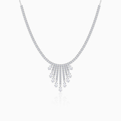 Silver Vintage Lariat Necklace