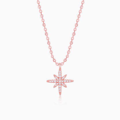 Rose Gold Twinkling Celestial Necklace