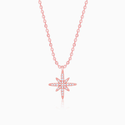 Rose Gold Twinkling Celestial Necklace