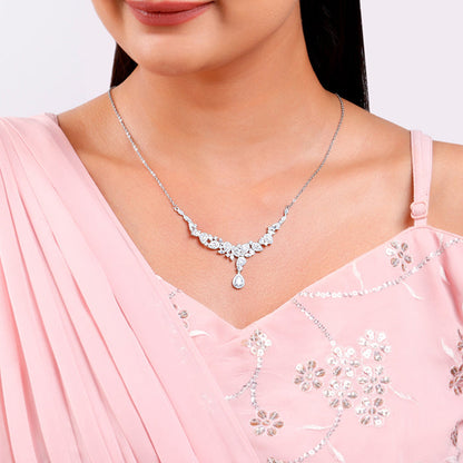 Silver Natalie Necklace