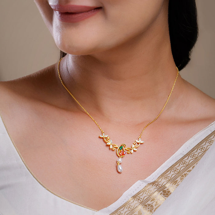 Golden Parvati Necklace