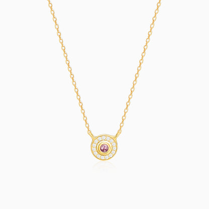 Golden Circle Of Life Necklace