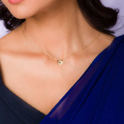 Golden Circle Of Life Necklace