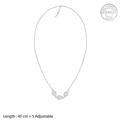 Silver Love of Pears Necklace
