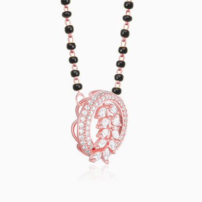 Rose Gold Periwinkle Mangalsutra