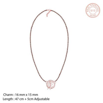Rose Gold Periwinkle Mangalsutra