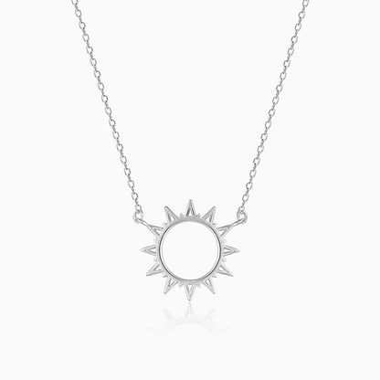 Silver Sunshine Necklace