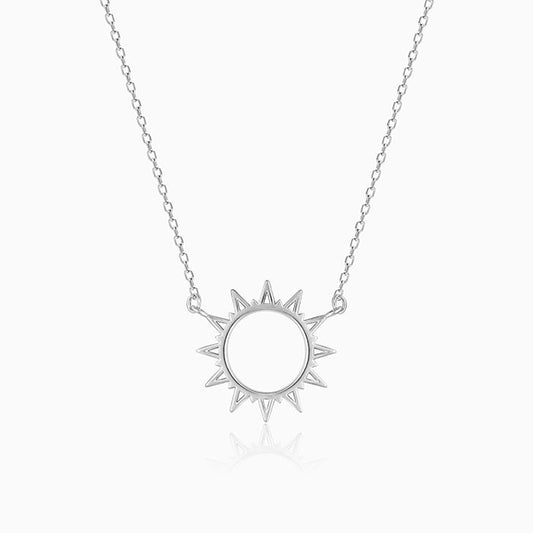 Silver Sunshine Necklace