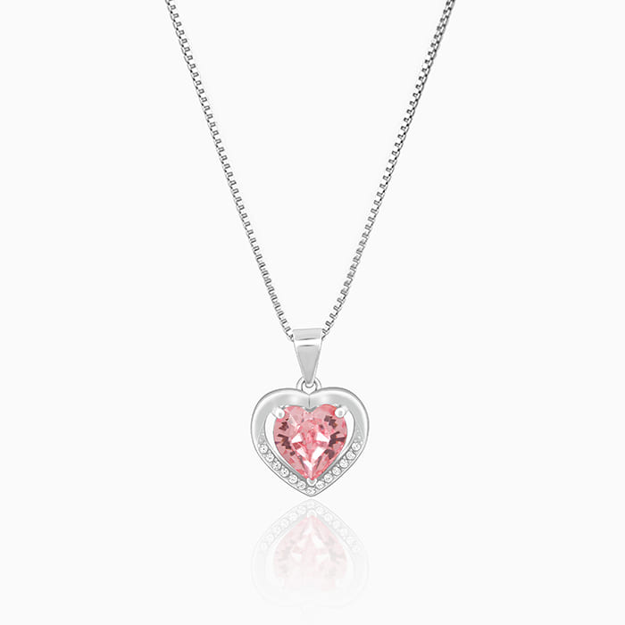 Anushka Sharma Silver Valentine Pendant