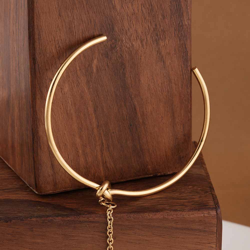 Cuff Bracelet With Ring