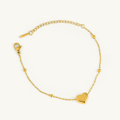 Heart Charm Bracelet
