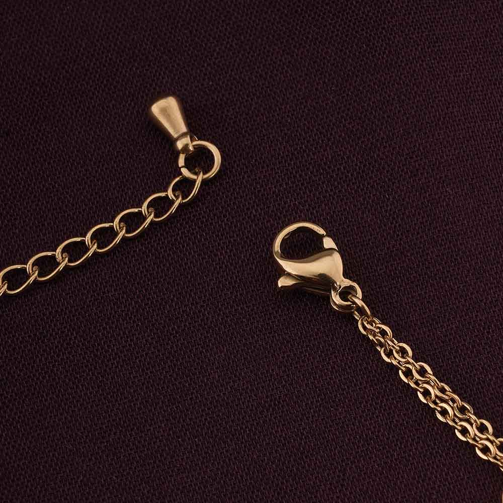 Bar Layered Chain Bracelet