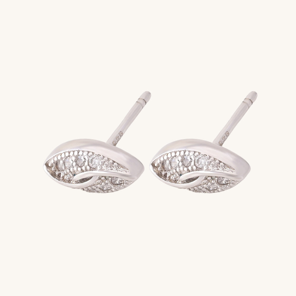 Infinity Love Stud Earrings- 925 Silver
