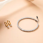 Athena Solitaire Hoop Earrings & Diamond Affair Bracelet Combo Set
