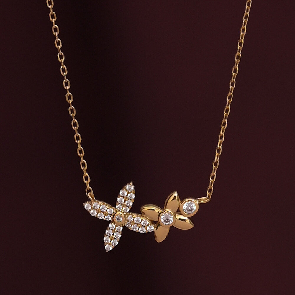 Manasvini Diamond Mangalsutra | BIS Hallmarked | 18k Gold Vermeil