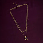 Black Onyx Two Layer Necklace