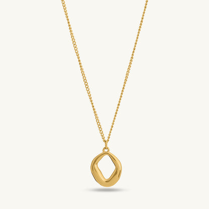 Wobbly Square Necklace