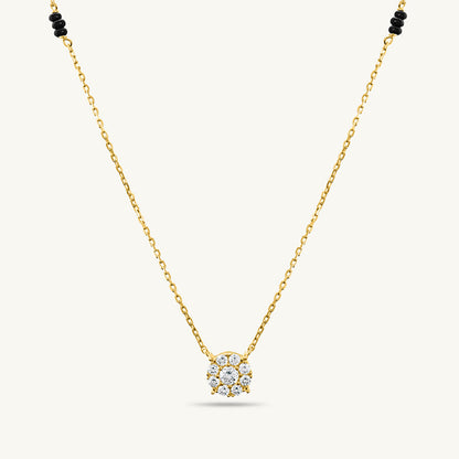 Sarvani Diamond Mangalsutra | BIS Hallmarked | 18k Gold Vermeil