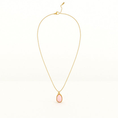 Pink Quartz Necklace