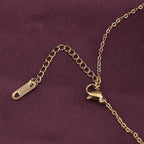 Black Stone Necklace