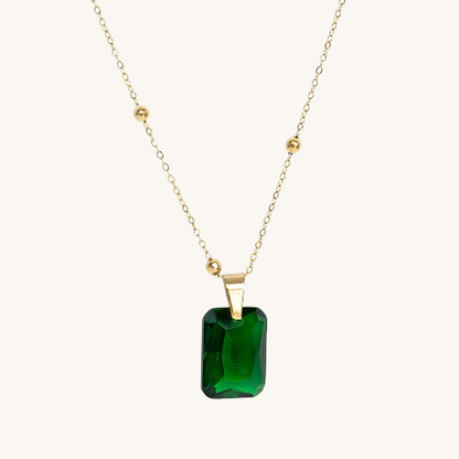 Roman Tales Bracelet & Dazzling Emerald Necklace Combo Set