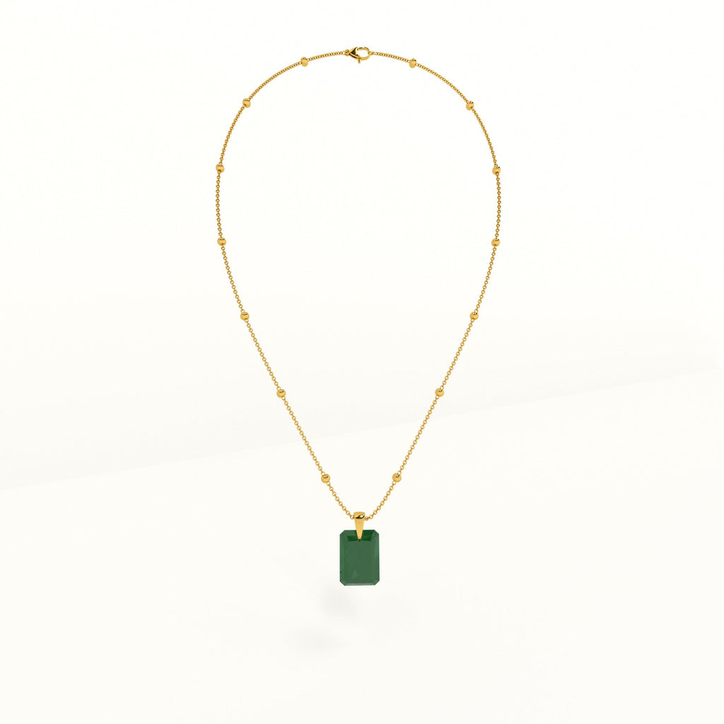 Dazzling Emerald Necklace