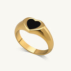Black Heart Ring