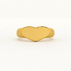 Sleek Heart Ring