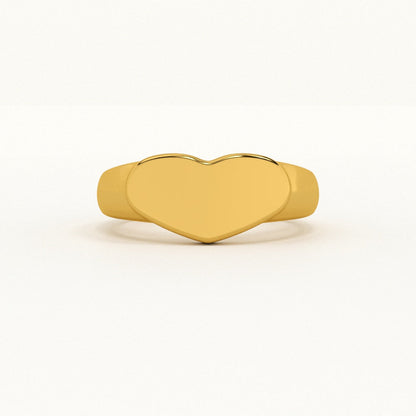 Sleek Heart Ring