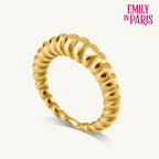 Croissant Signet Ring